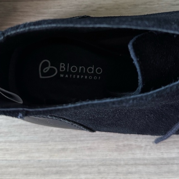 Blondo Keith Chukka Waterproof Suede Ankle Men's Black Boots Size 12M - Picture 8 of 9